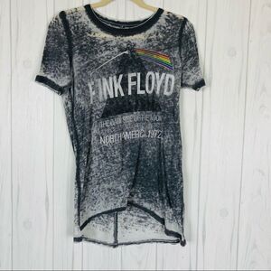 Pink Floyd Tee The Dark Side of the Moon North America Tour Gray Size S